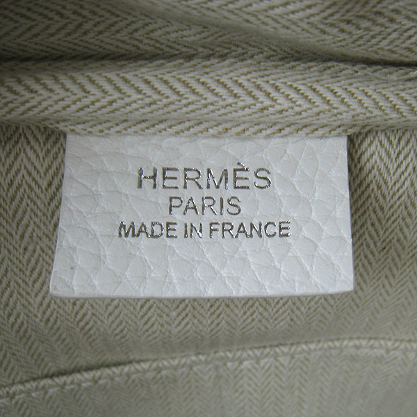 Best Replica Hermes Victoria Cowskin Leather Bags 2010 White H2802